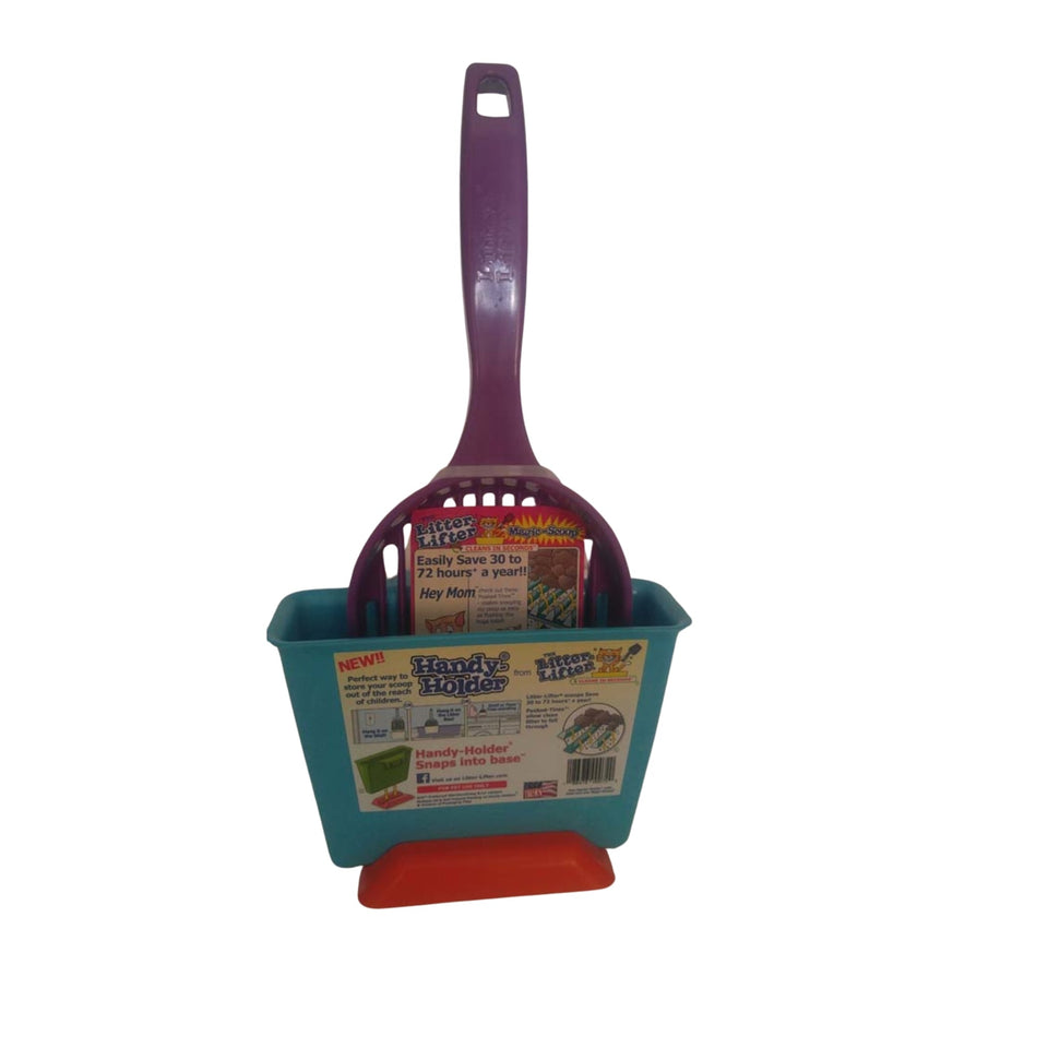 Litter-Lifter Magic Cat Scoop with Handy Holder Combo Assorted, 1ea