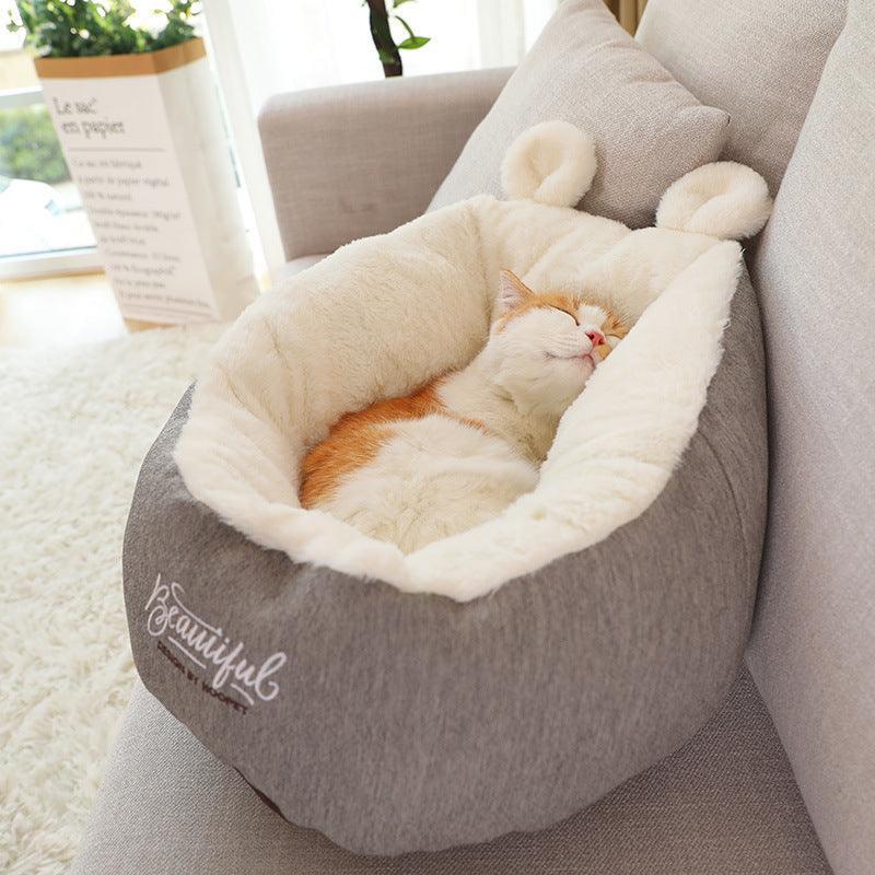 Snugglepaws Deluxe Cozy Cotton Dog Bed - Luxurious Sleeping Bag For Puppies And Small Dogs - Pets Perfect
