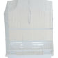 White wire bird cage with rounded top and removable bottom tray, YML Cornerless Flat Top Cage for pet supplies.