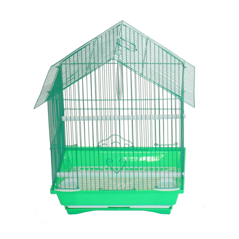 YML House Top Style Parakeet Cage, Black/11" X 9" X 16", view 6