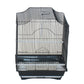 YML Cornerless Flat Top Cage in black metal with removable tray and side feeder for small pet supplies.