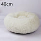 Cozy Haven: Luxurious Round Pet Bed For Winter Comfort - Pets Perfect