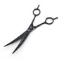 Dog Hugs Cat Professional Dog Grooming Scissors Set - 7.0" 4 - Piece Stainless Steel Kit - Pets Perfect