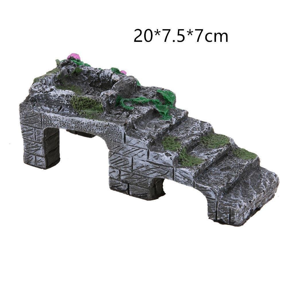 Resin Reptile Retreat: Elevated Climbing Haven - Pets Perfect