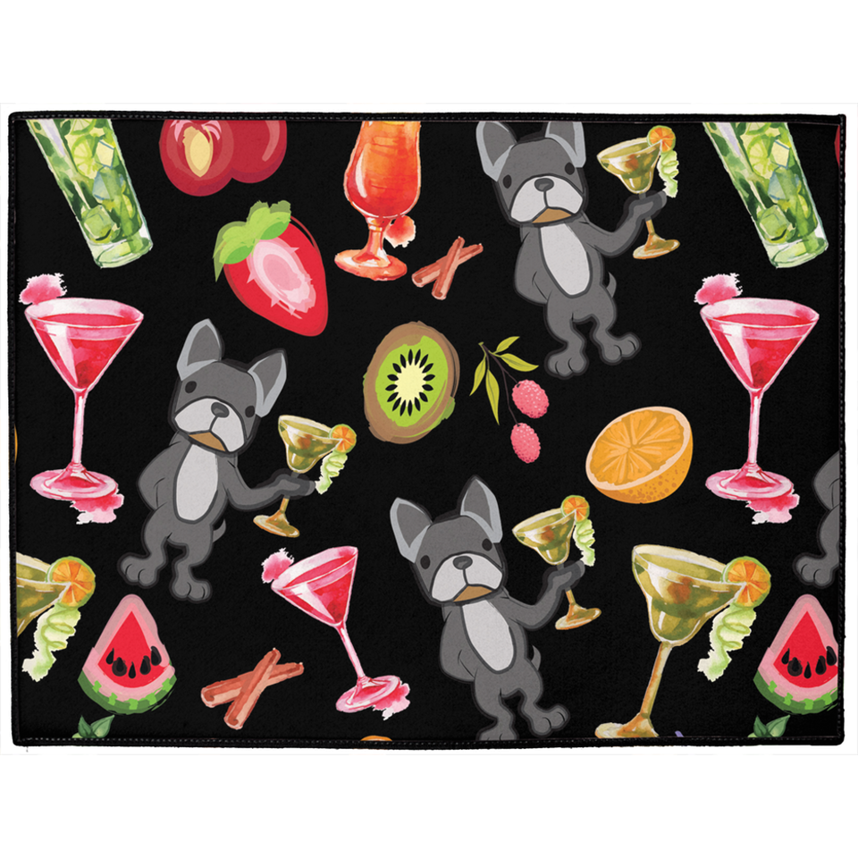 Happy Hour Dog Mat, 18x24 inch