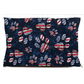 Patriotic Pup Dog Bed, Fleece/18x28 inch, view 2