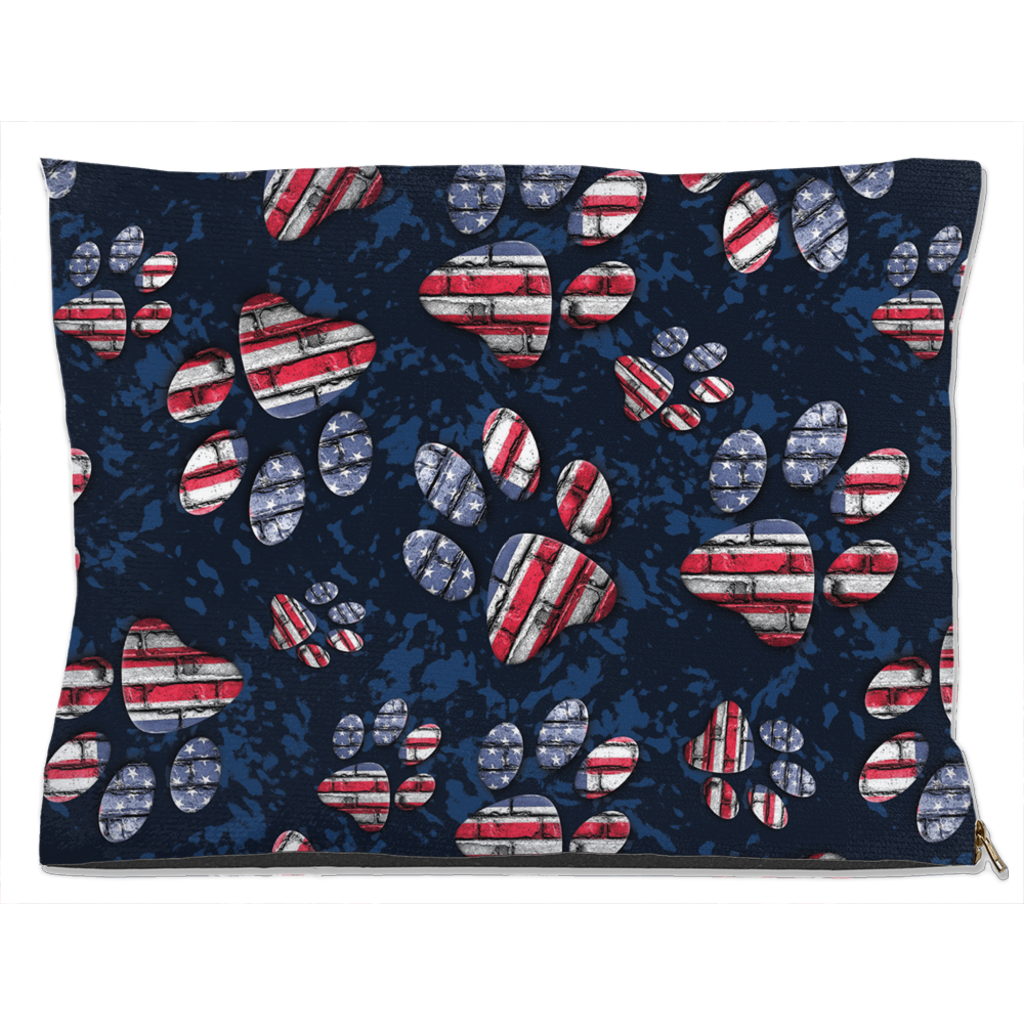 Patriotic Pup Dog Bed, Water Resistant/30x40 inch, view 3