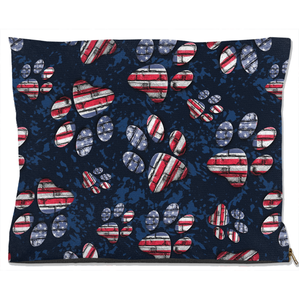 Patriotic Pup Dog Bed, Water Resistant/40x50 inch, view 5