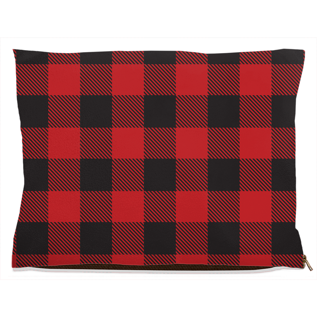 Buffalo Plaid Dog Bed, view 4