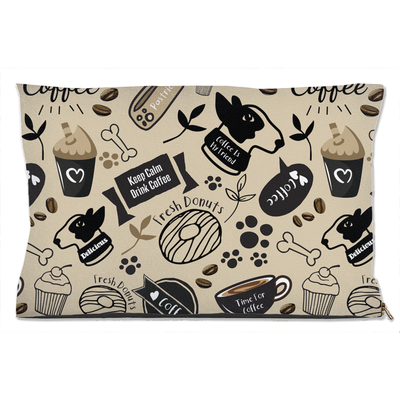 Caffeinated Canine Dog Bed, Water Resistant/18x28 inch