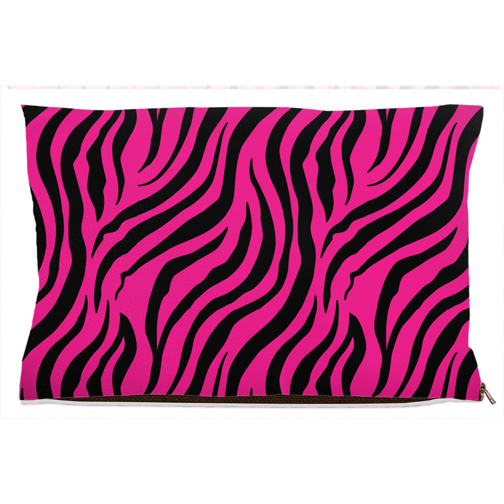 Zebra Pink Dog Bed, view 6