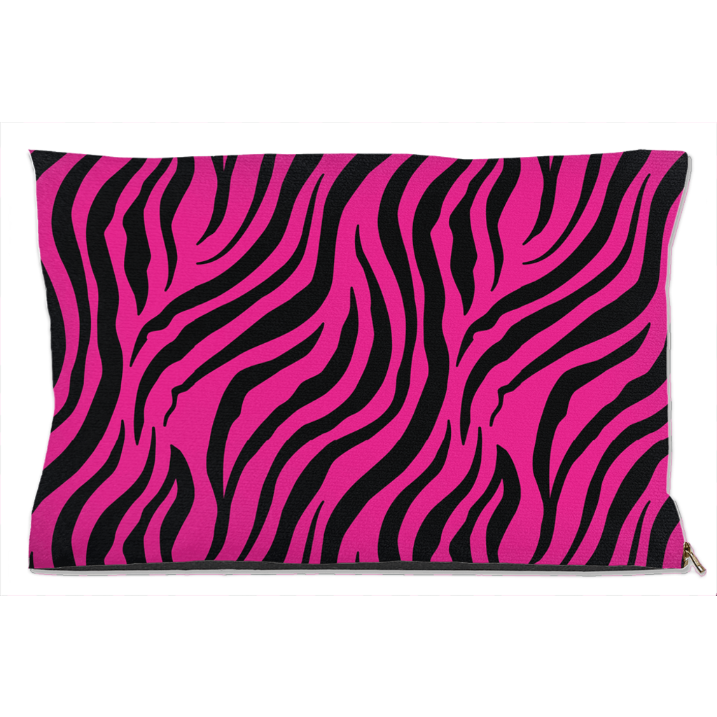Zebra Pink Dog Bed, view 5