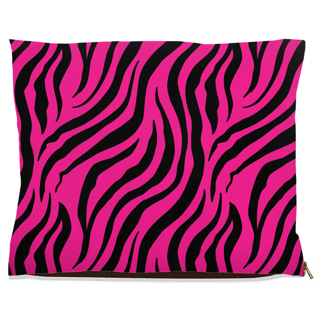 Zebra Pink Dog Bed, view 4