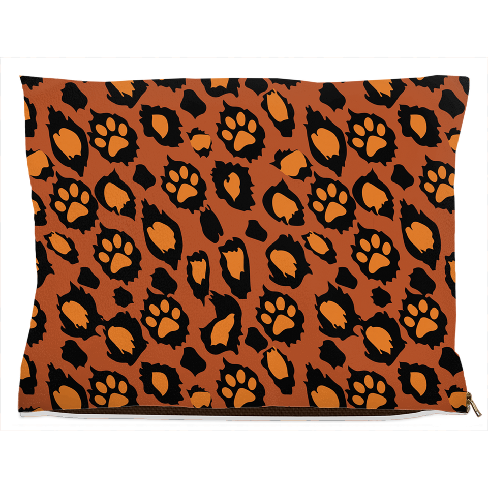 Leopawd Skin Dog Bed, Water Resistant/40x50 inch, view 5