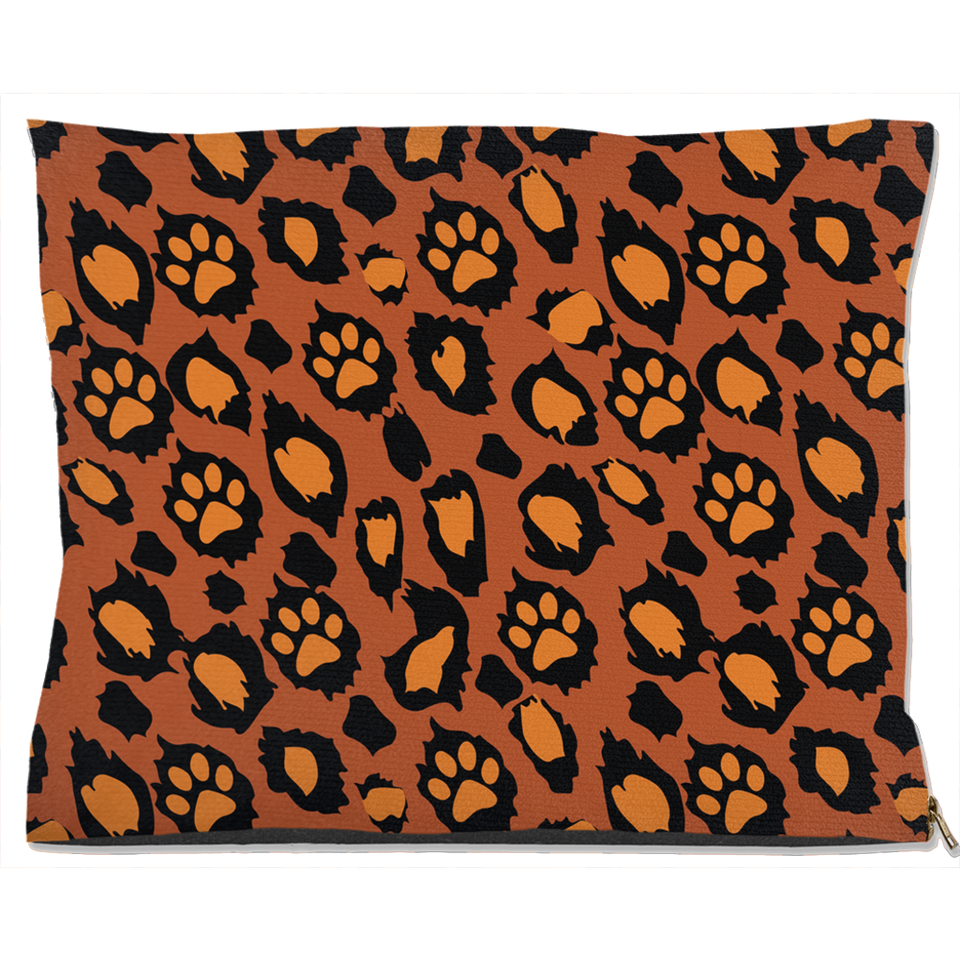 Leopawd Skin Dog Bed, Fleece/40x50 inch, view 6