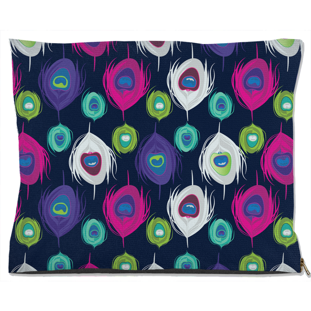 Peacock Splash Dog Bed, view 5