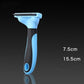 Ergonomic Deshedding Comb - Stainless Steel Hair Removal Tool for Dogs