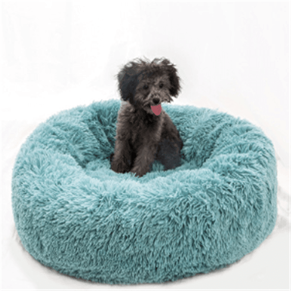 Luxuriously Cozy Round Plush Cat Mattress - Pets Perfect