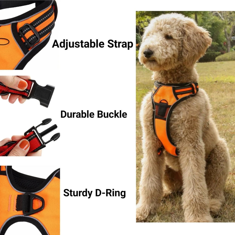 Mr. Peanut's PetTrek Reflective Pet Dog Harness With Matching Dog, view 21
