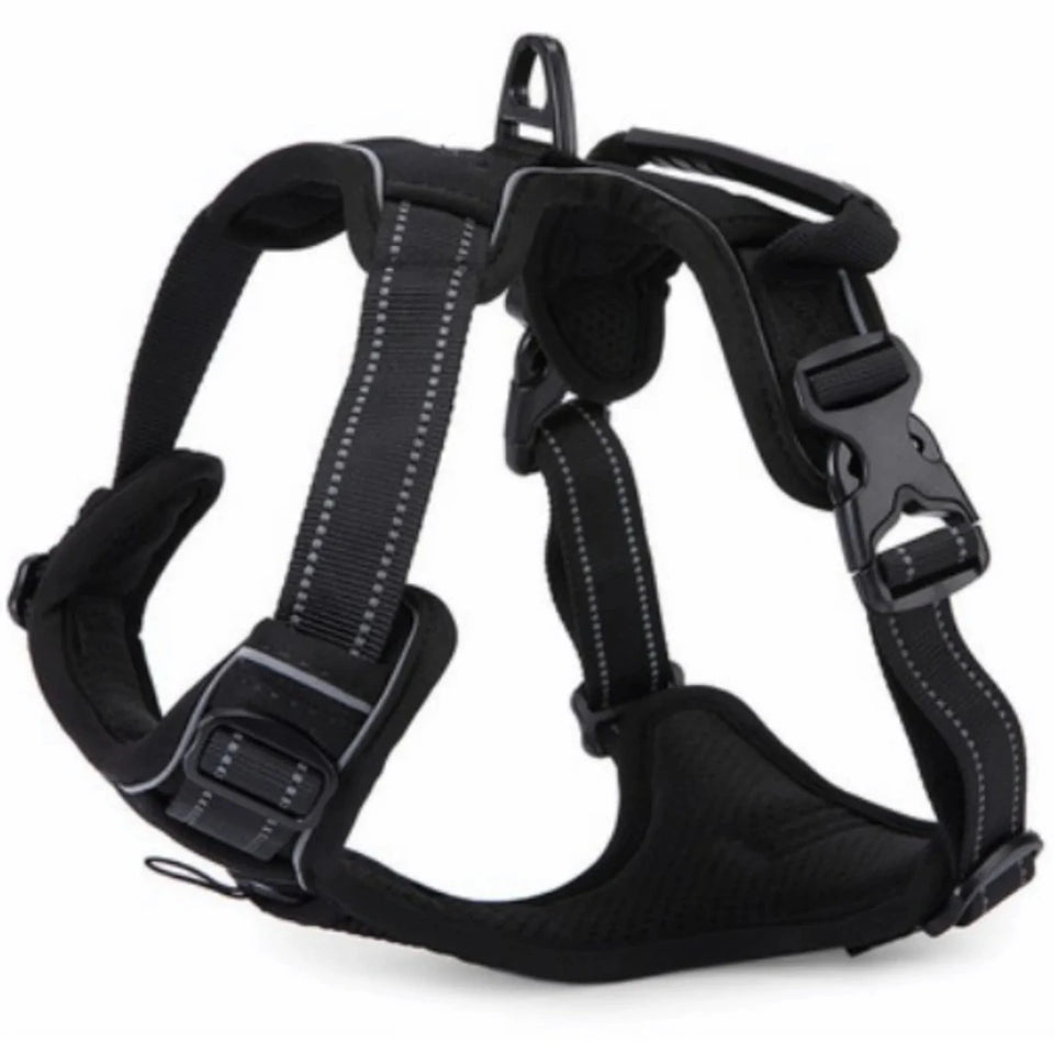 Mr. Peanut's PetTrek Reflective Pet Dog Harness With Matching Dog, Blue/MEDIUM, view 11
