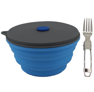 Mr. Peanut's Collapsible Silicone Dog Bowl, 30OZ/1