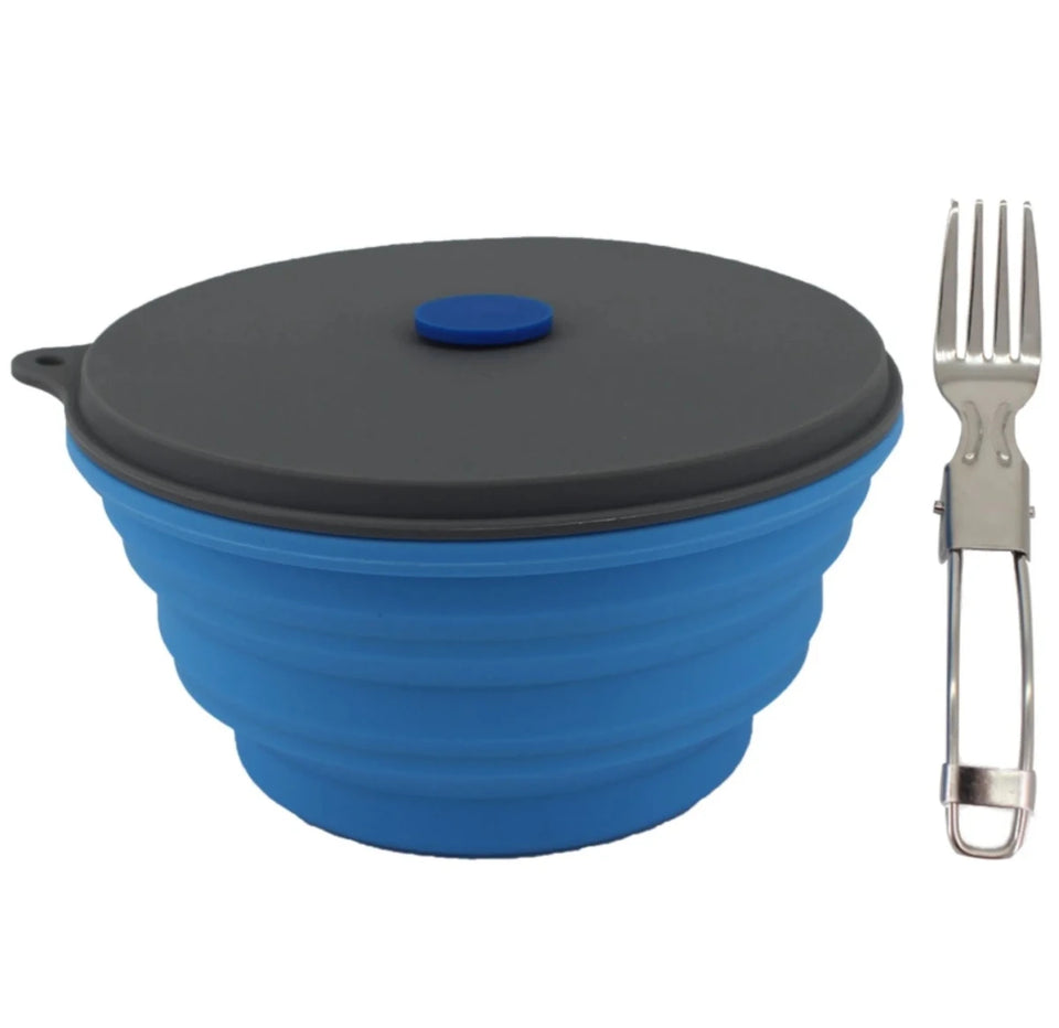 Mr. Peanut's Collapsible Silicone Dog Bowl, 30OZ/1