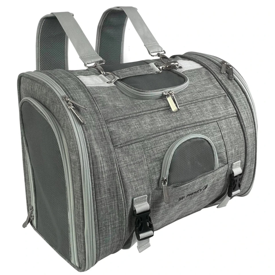 Mr. Peanut's Monterey Series Convertible Backpack Airline Capable Pet, 17 IN L X 10 IN W X 11 IN H/1