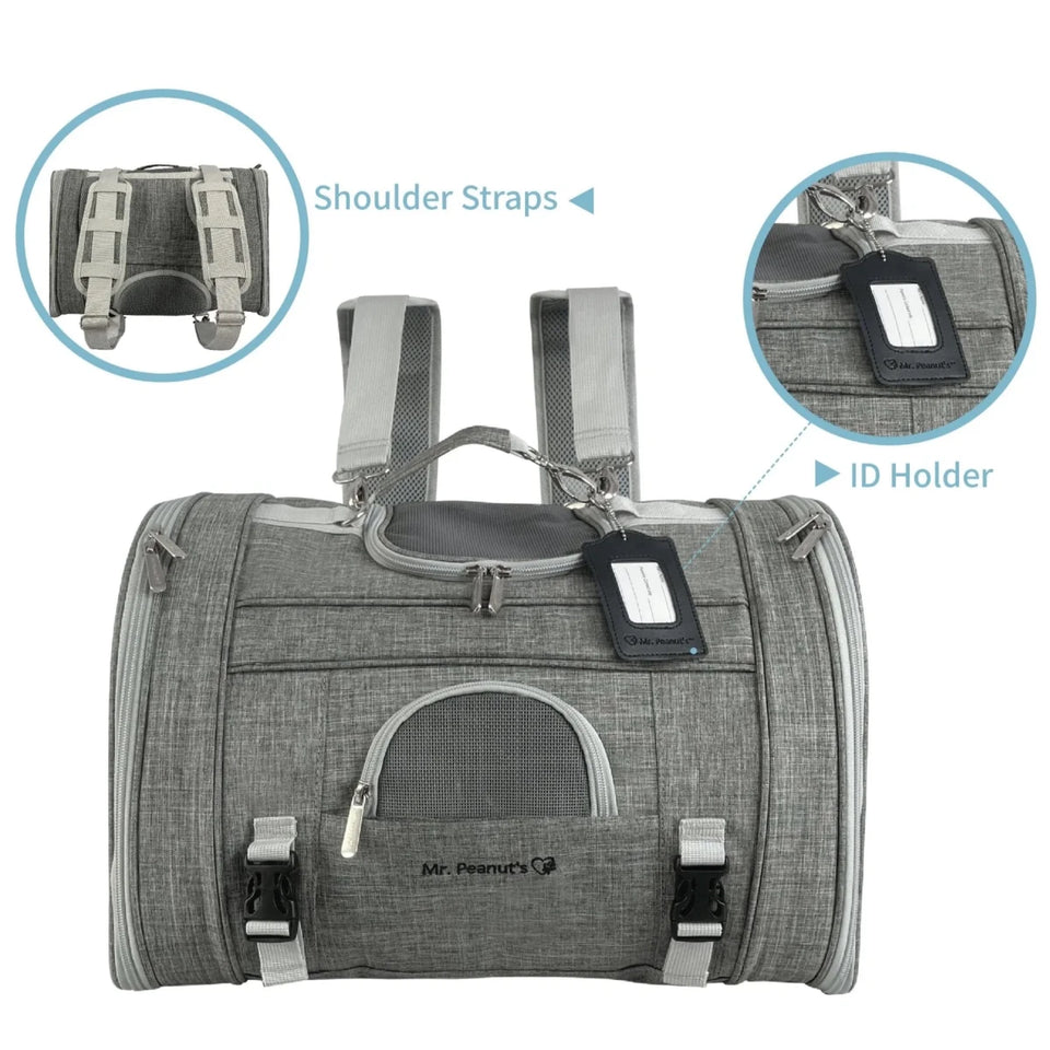 Mr. Peanut's Monterey Series Convertible Backpack Airline Capable Pet, view 6