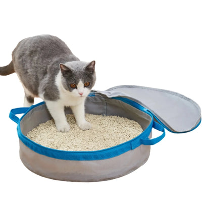 Mr. Peanut's PortaPotty Litter Box for Traveling Kitties, 15.5 X 4/1
