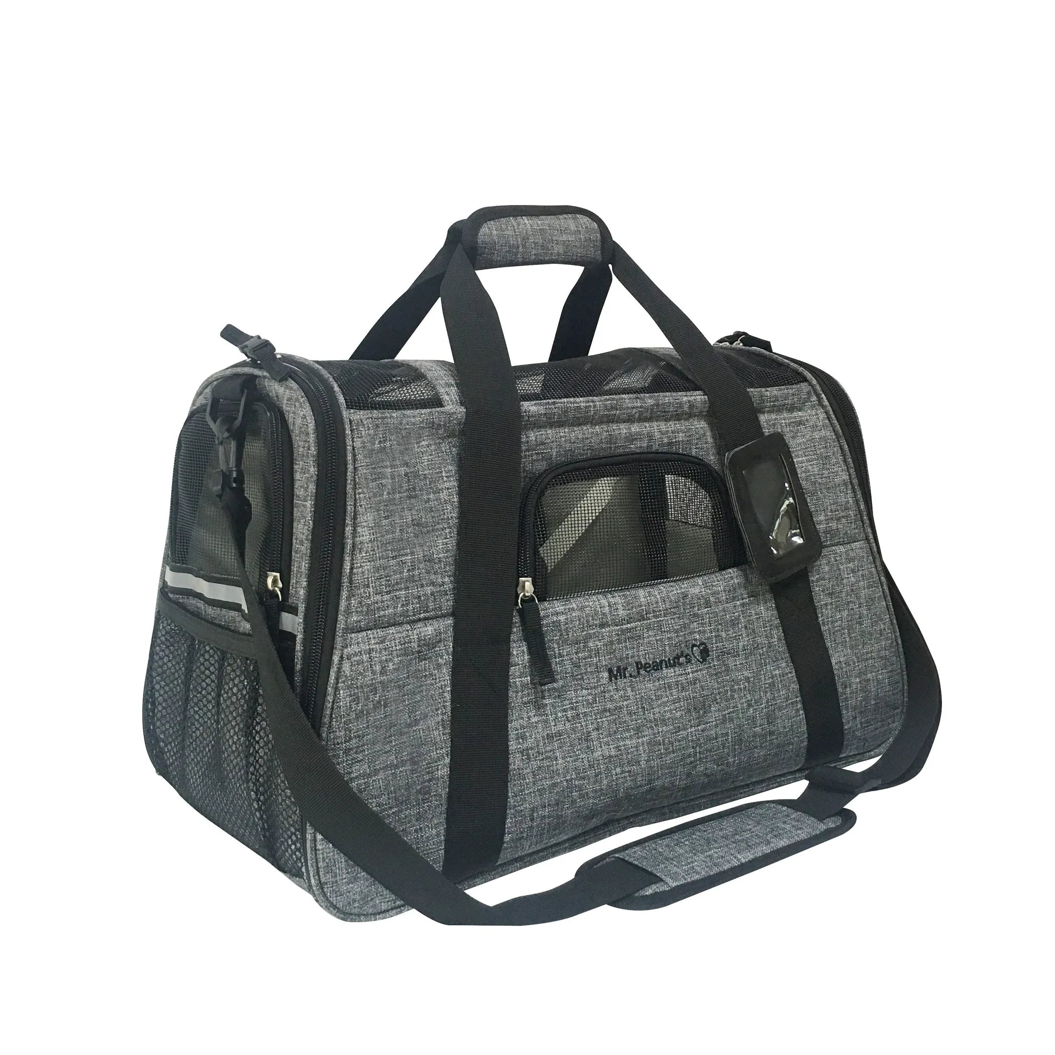 Mr. Peanut's Copper Series Airline Capable Pet Carrier, Tall Profile Soft Sided Luxury Travel Tote