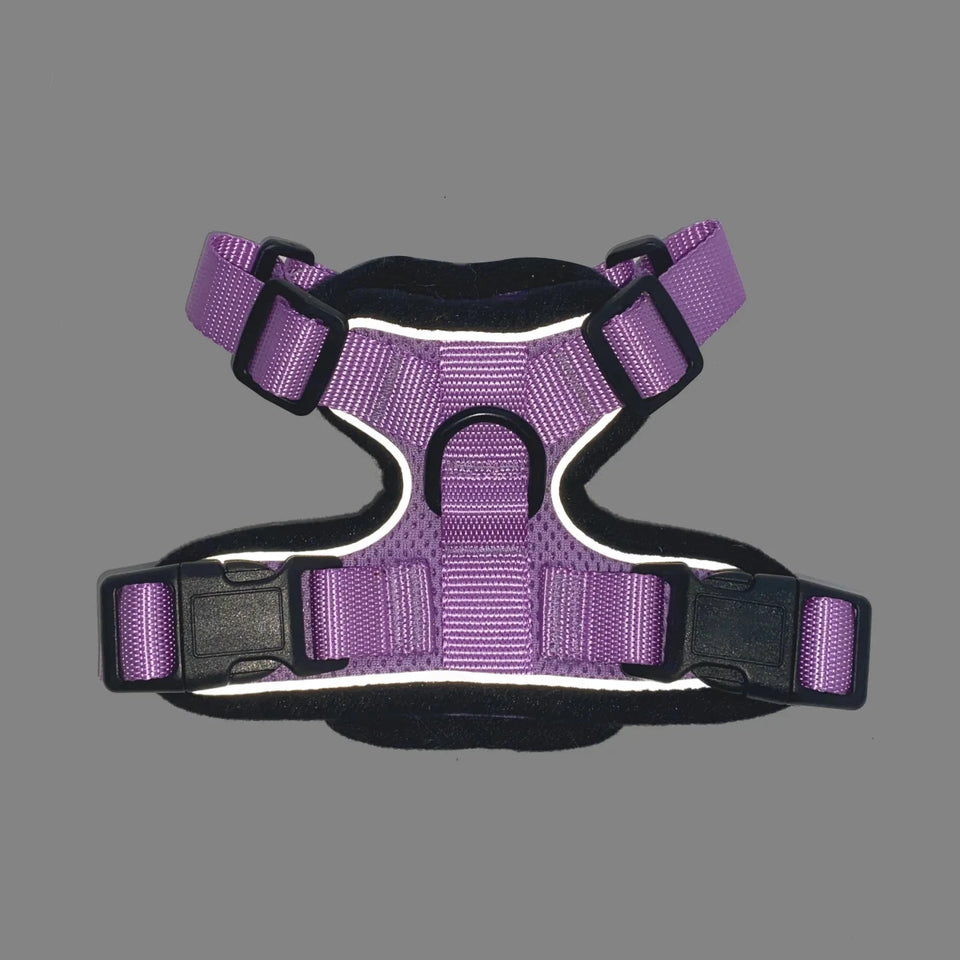 Mr. Peanut's PurrTrek Reflective Cat Dog Harness with Matching Dog, Pink/SMALL, view 6