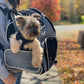 Mr. Peanut's Malibu Series Backpack Pet Carrier Stroller With Detachable Wheelbase