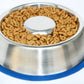 Mr. Peanut's Slow Feed Anti Bloat Dog Bowl with Bonded Silicone Base