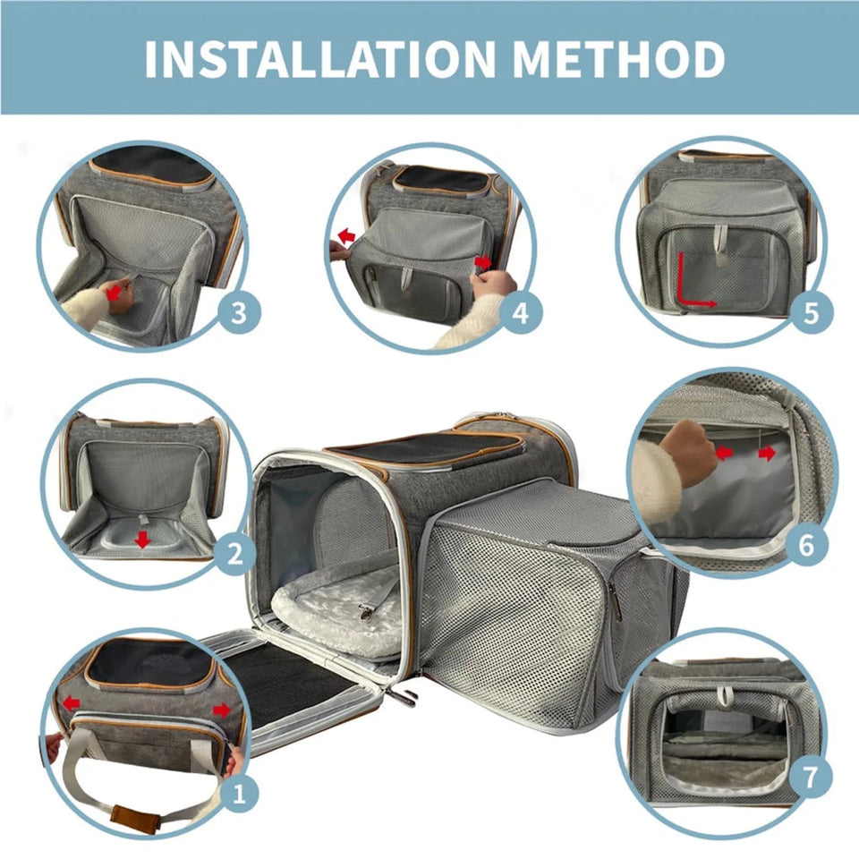 Mr. Peanut's Platinum Series Expandable Pet Carrier, view 7