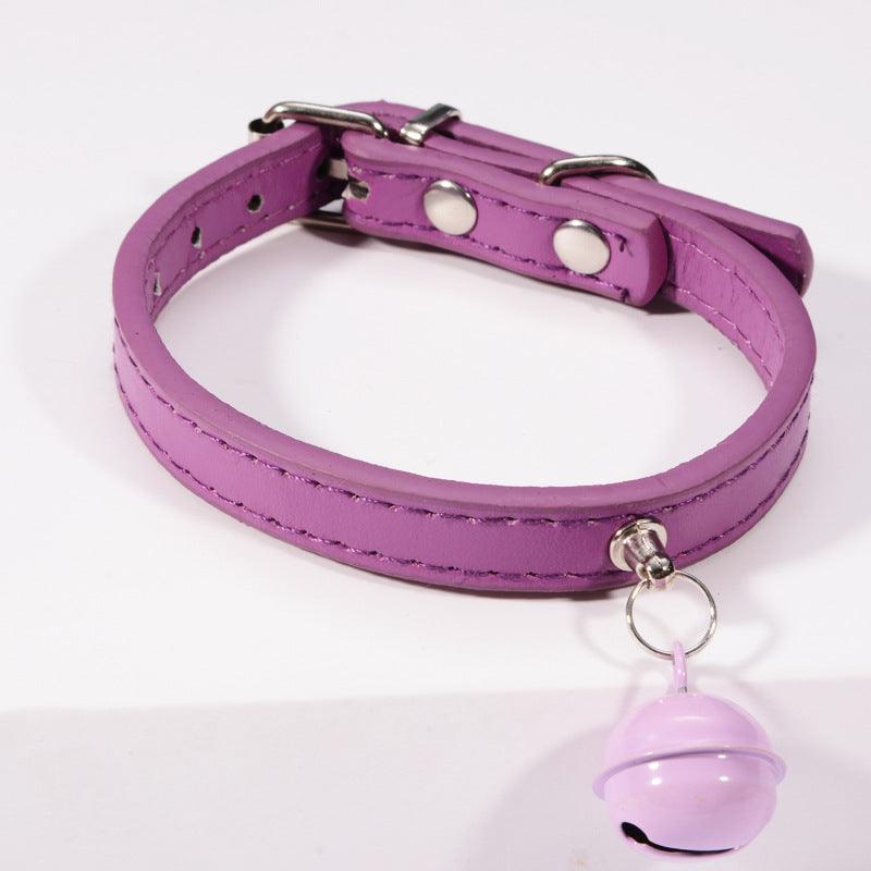 Stylish Pet Bell Collar With Colorful Traction For Cats And Dogs - Pets Perfect