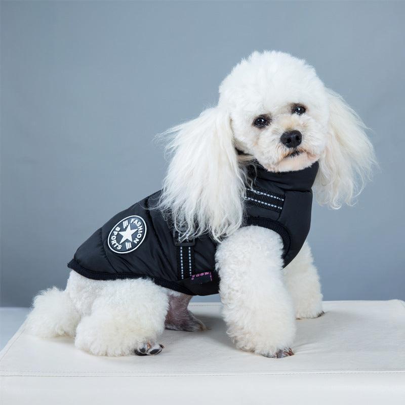 Winter Adventure Dog Coat: Waterproof, Harness - Compatible, And Stylish Pet Clothing - Pets Perfect