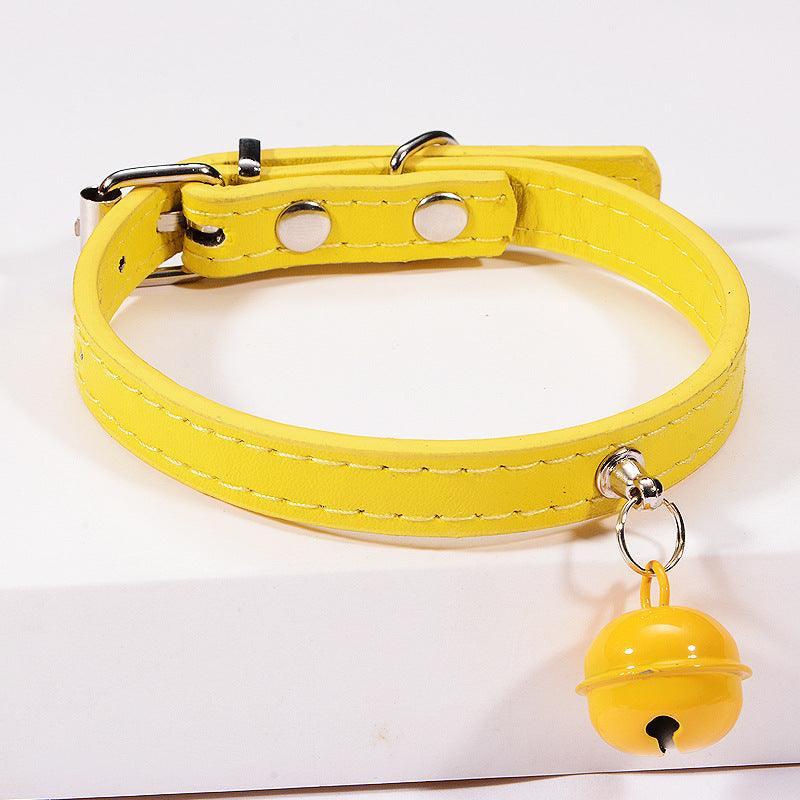 Stylish Pet Bell Collar With Colorful Traction For Cats And Dogs - Pets Perfect