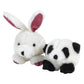 Booda Squatter Panda/Rabbit Small Dog & Puppy Toy Multi - Color 1ea/SM, 2 pk - Pets Perfect