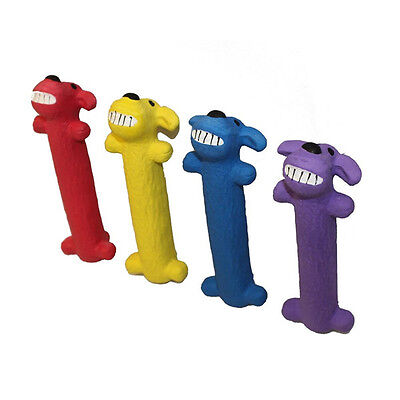 Multipet Loofa Latex Dog Toy Assorted, 6 in, view 5