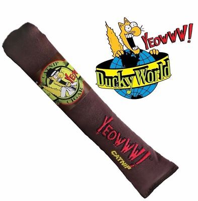 Yeowww Cigars Catnip Toy Brown, 7 in, 24 pk - Pets Perfect