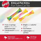Spot Kitty Fun Tubes Catnip Toy Assorted 3.25 in 3 Pack - Pets Perfect