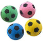 Spot Sponge Soccer Ball Cat Toy Multi - Color 4 Pack - Pets Perfect