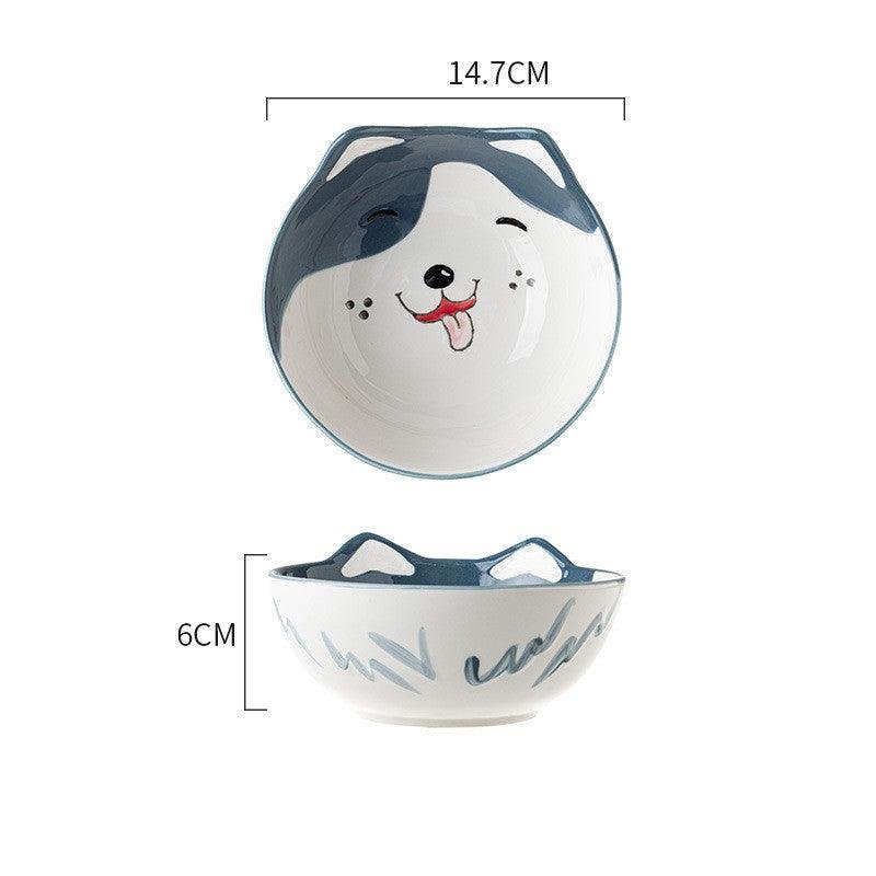 Elevated Ceramic Cat Bowl Set With Shelf - Promotes Healthy Posture And Double Feeding - Pets Perfect