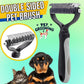 Professional 2 - Sided Undercoat Rake - Dual - Sided Deshedding Brush for Dogs - Pets Perfect