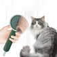 Dog Hugs Cat 2 - in - 1 UV Light Pet Grooming Tool - Hair Remover & Detangling Comb for Dogs & Cats - Pets Perfect