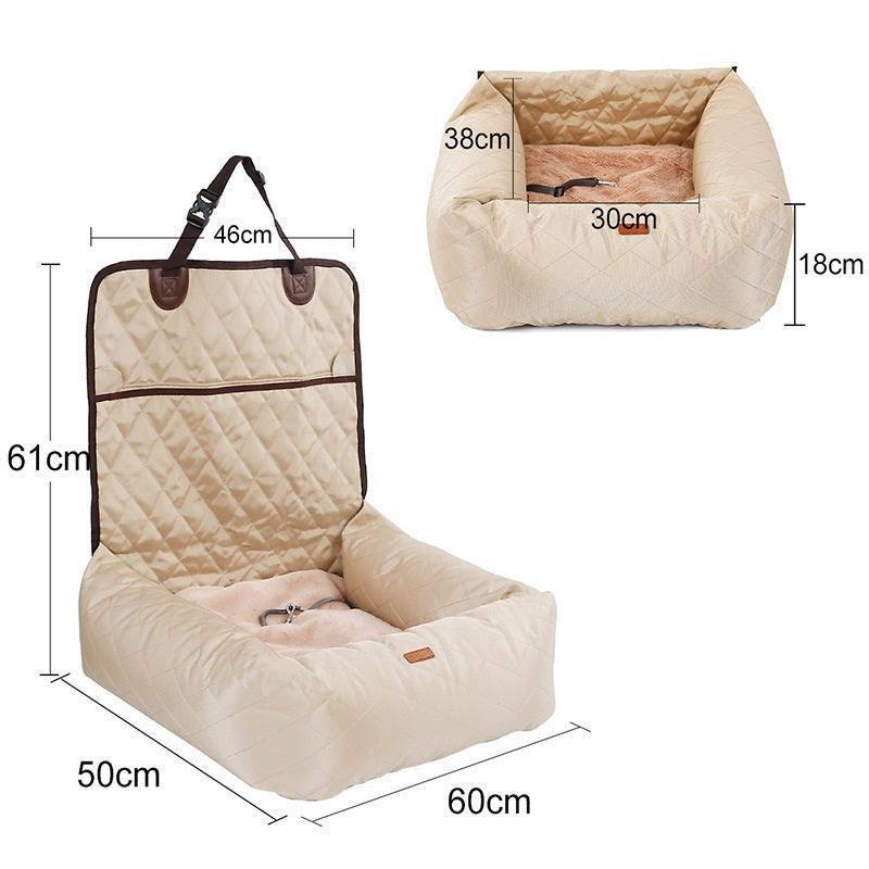 2 - In - 1 Pet Travel Bed: Portable And Versatile Dog Carrier And Car Seat - Pets Perfect