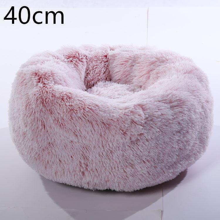 Cozy Haven: Luxurious Round Pet Bed For Winter Comfort - Pets Perfect