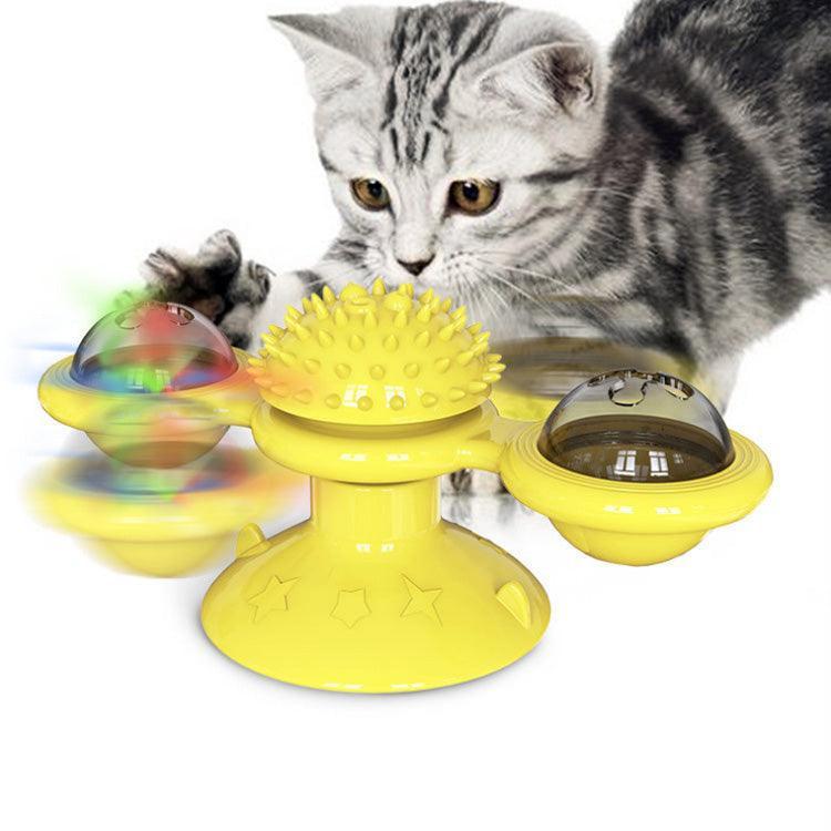 Suction Spin Feline Fun Toy - Pets Perfect