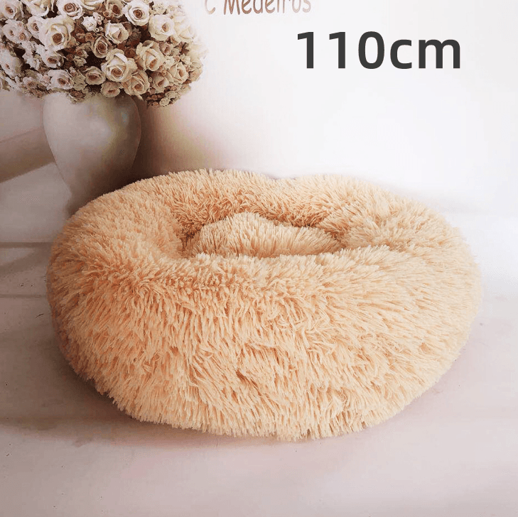 Cozy Haven: Luxurious Round Pet Bed For Winter Comfort - Pets Perfect
