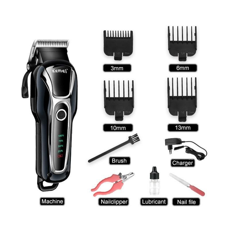 Dog Hugs Cat PetPro Rechargeable Electric Trimmer - Professional Grooming Clipper for Dogs - Pets Perfect